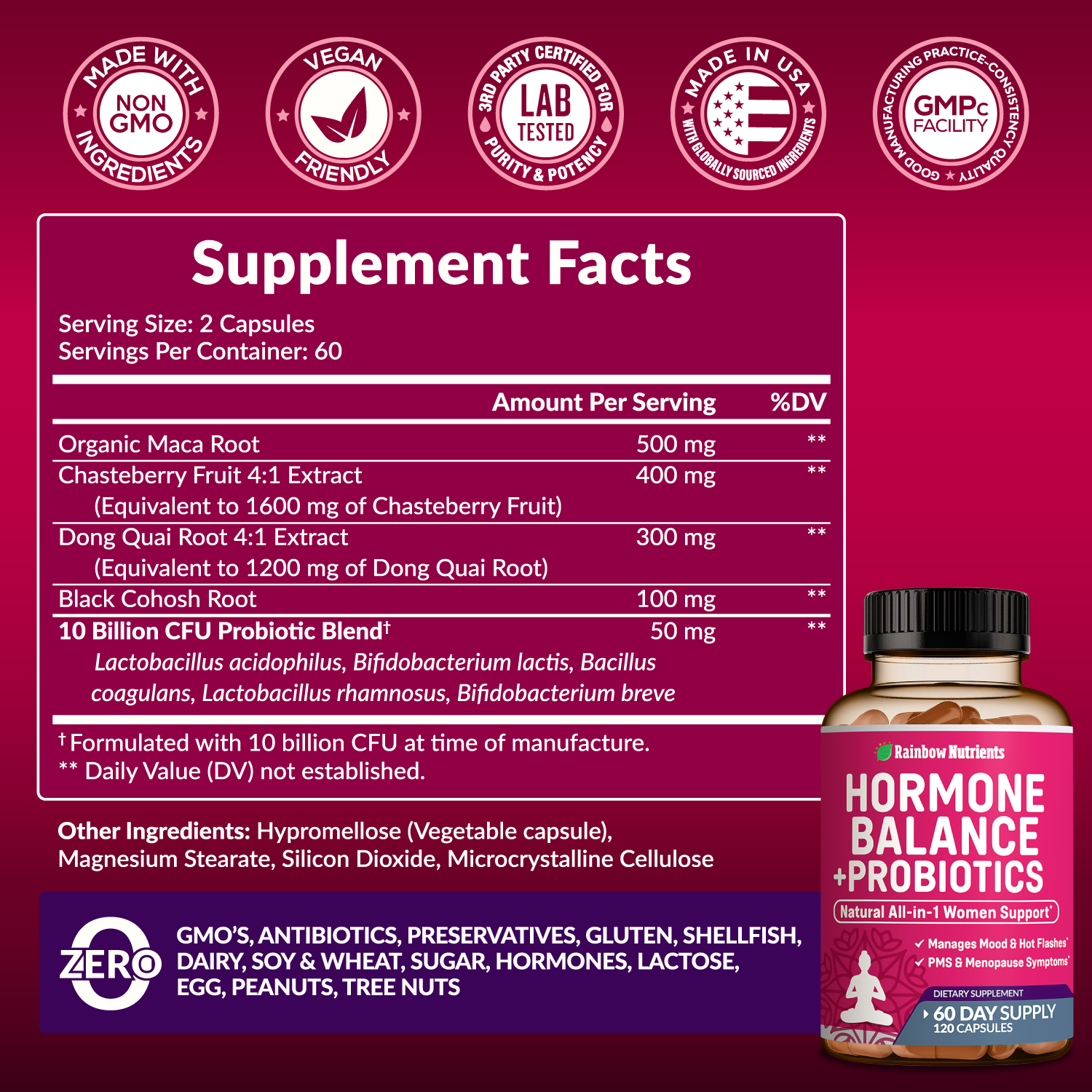 Hormone Balance + Probiotics