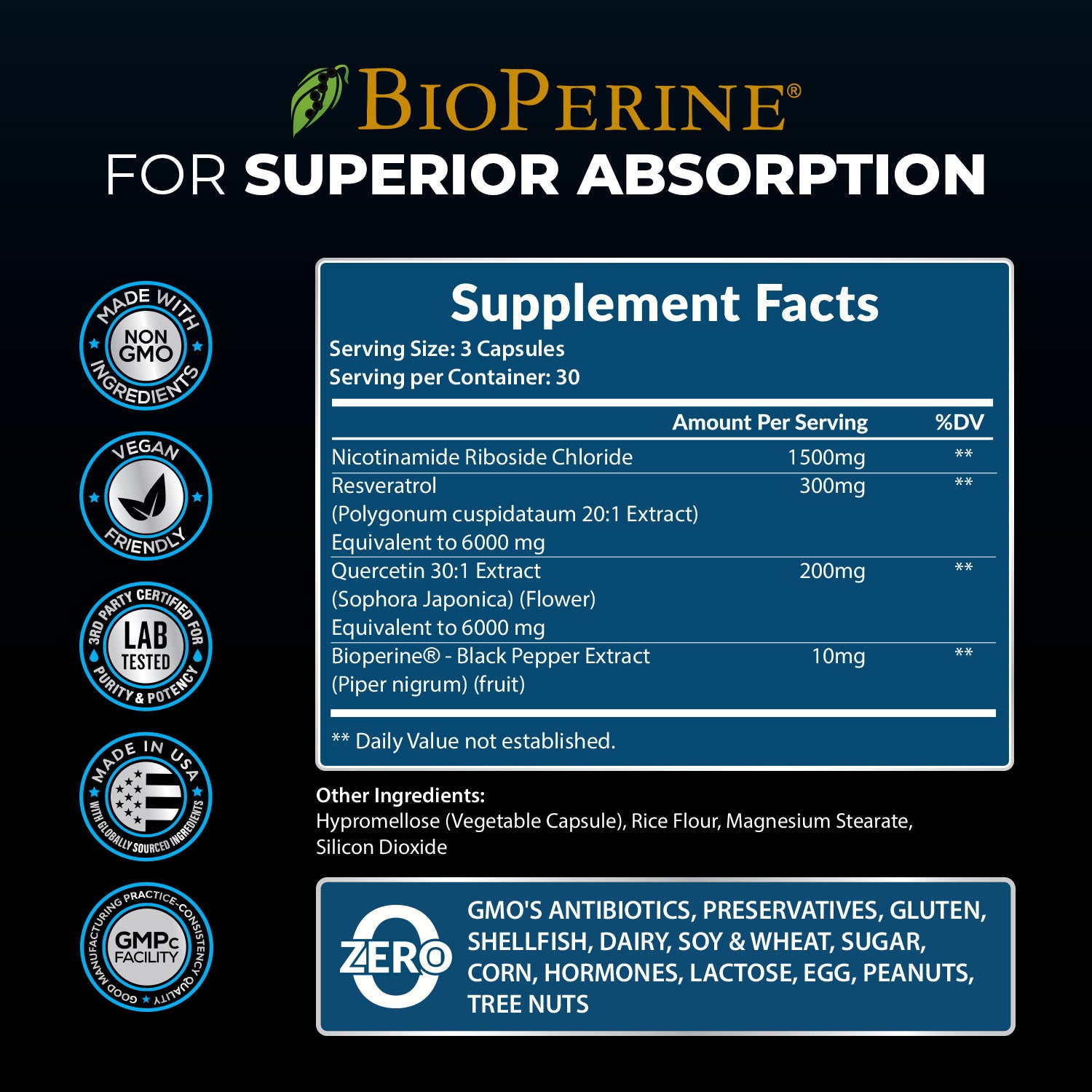 Supplement facts