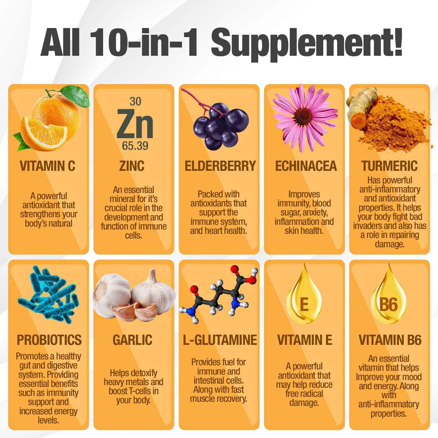 10 in 1 Immune Support Supplement
